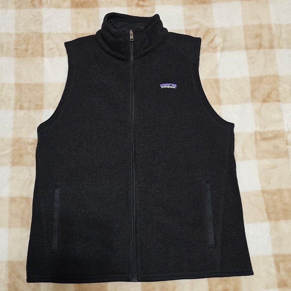 PATAGONIA Womens Better Sweater Vest Black Large